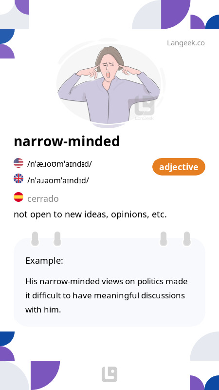 traducci-n-de-la-palabra-narrow-minded-langeek
