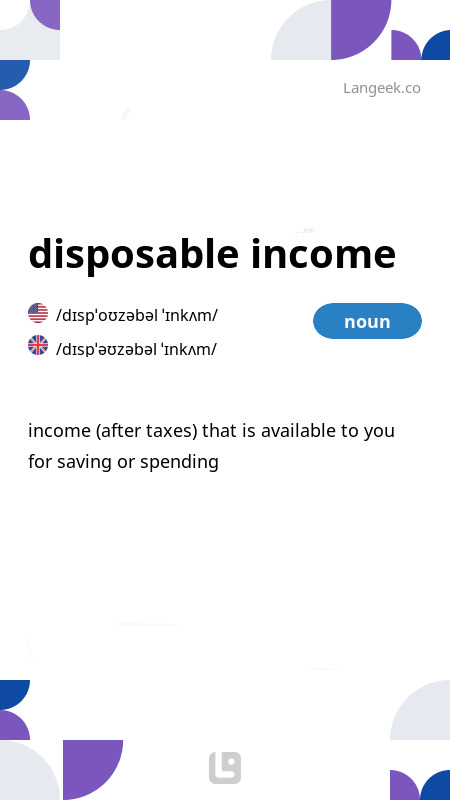 Disposable income