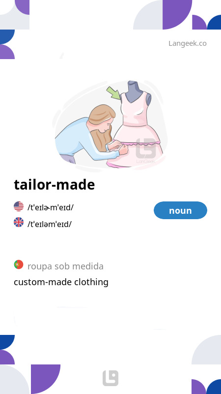 Definição e Significado de “Tailor-made” | Dicionário Ilustrado