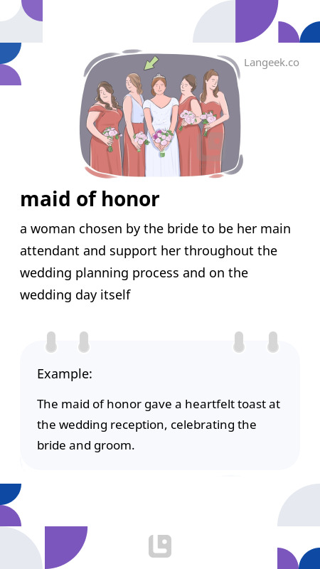 maid of honor urban dictionary