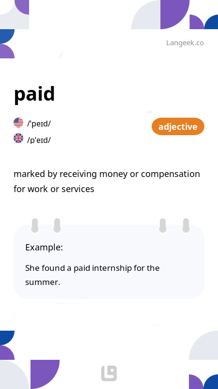 definition-meaning-of-paid-picture-dictionary