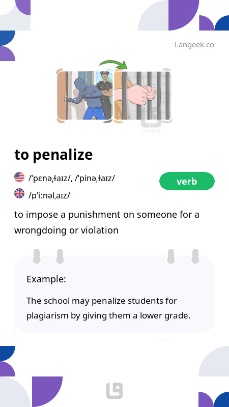 definition-meaning-of-penalize-langeek