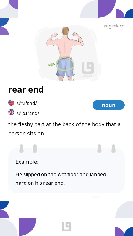 definition-meaning-of-rear-end-picture-dictionary