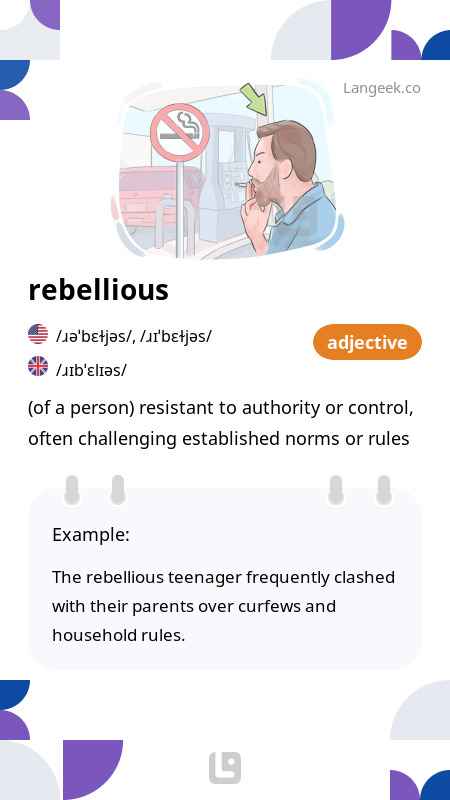 definition-meaning-of-rebellious-picture-dictionary