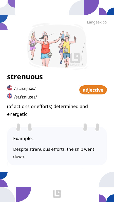 definition-meaning-of-strenuous-picture-dictionary