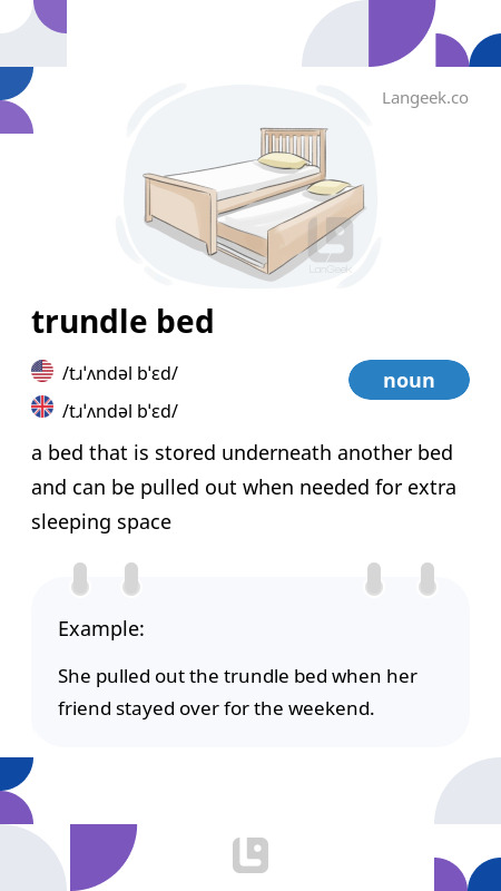 Definition of trundle hotsell
