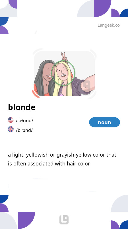 5 letter word blonde