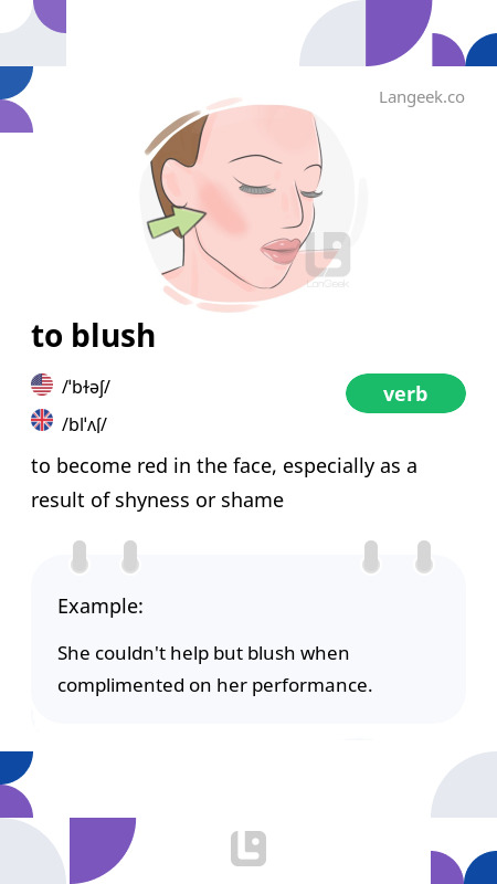 Blusher meaning discount