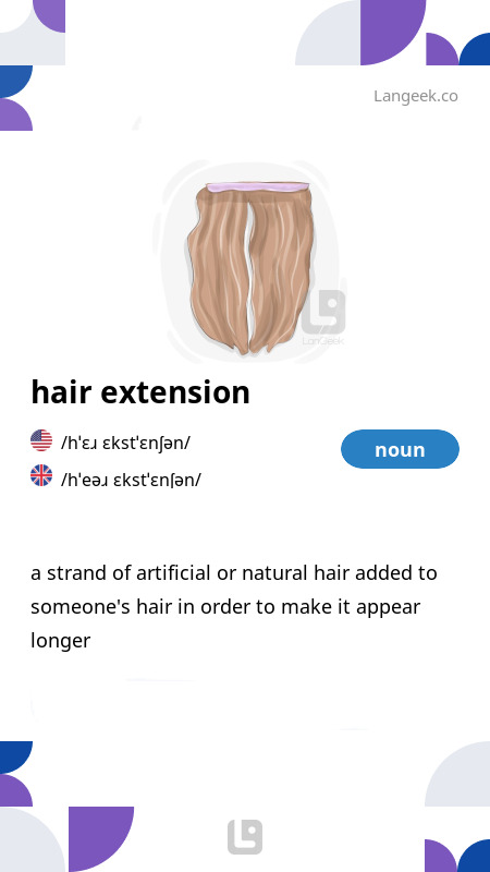 Hair extensions meaning best sale