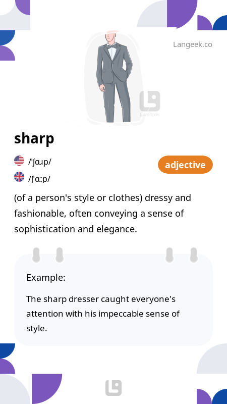 Dress sharp meaning hotsell