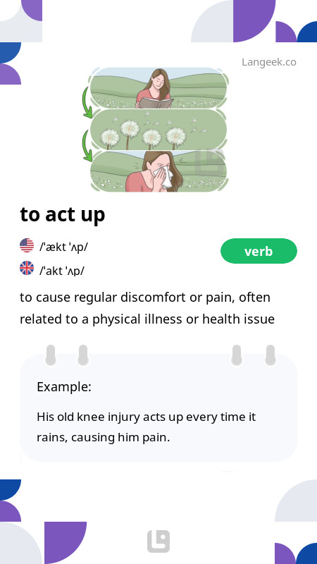 definition-meaning-of-act-up-picture-dictionary