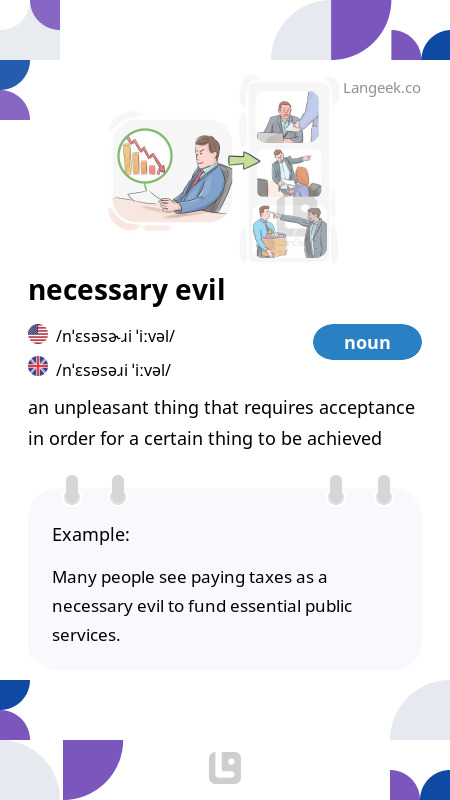 definition-meaning-of-necessary-evil-picture-dictionary