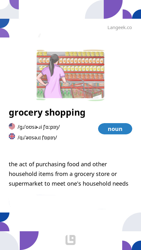 definition-meaning-of-grocery-shopping-picture-dictionary