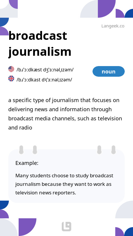 definition-meaning-of-broadcast-journalism-picture-dictionary