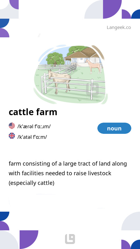 definition-meaning-of-cattle-farm-picture-dictionary