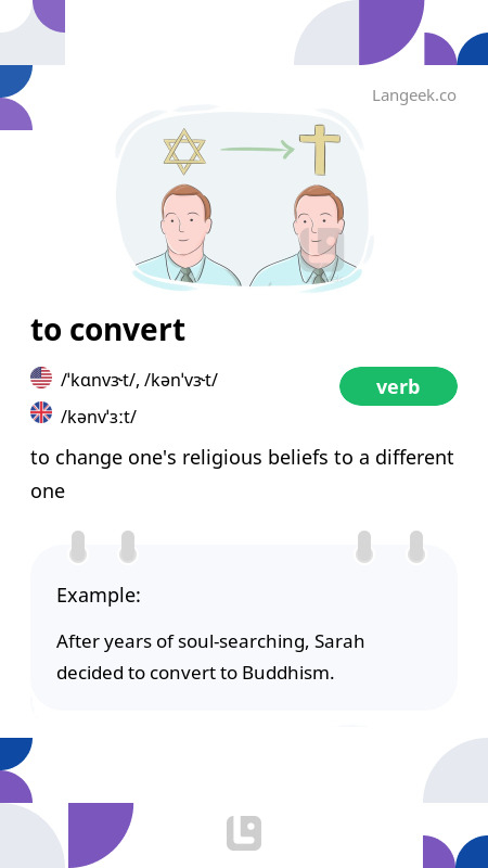 Definition for convert best sale