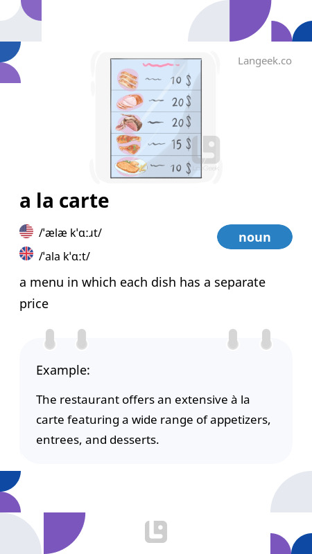 CARTE DEFINITION MEANING visual data 8