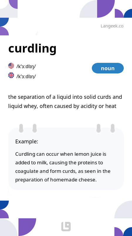 definition-meaning-of-curdling-picture-dictionary