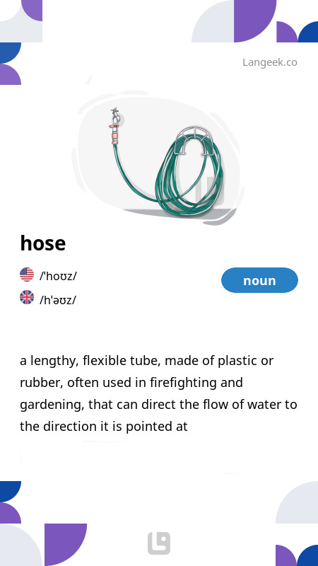 5 letter word starting with hose